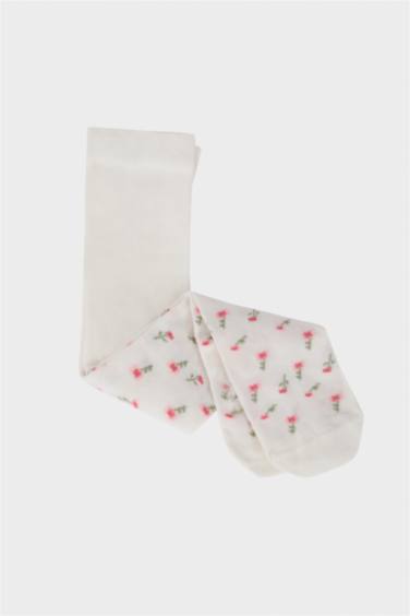 Kız Bebek Dikişsiz Pamuklu Külotlu Çorap