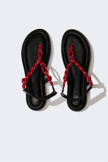 Kadın Tek Bantlı Düz Taban Terlik - Görsel 6