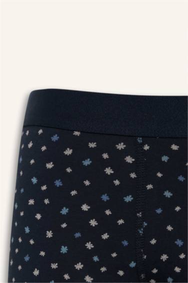 Regular Fit Çiçekli 3'lü Boxer