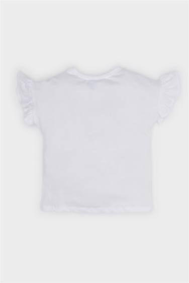 Baby Girl Disney Mickey & Minnie Crew Neck T-Shirt