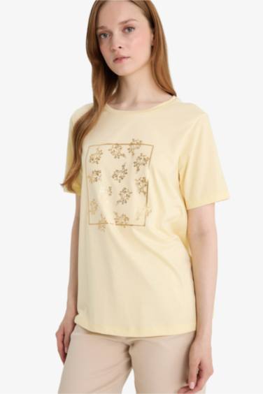 Regular Fit Crew Neck Short Sleeve T-Shirt