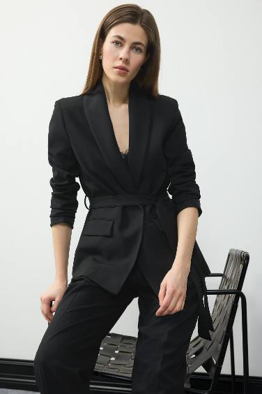 Regular Fit Jacket Collar Blazer