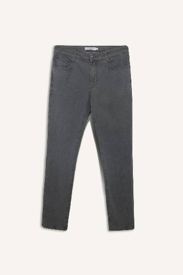 Pedro Slim Fit Dar Kalıp Normal Bel Dar Paça Jean Pantolon