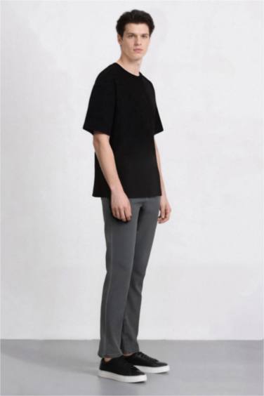 Pedro Slim Fit Super Skinny Hem Denim Trousers