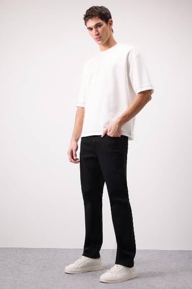 بنطلون جينز سيرجيو قصة عادية بخصر عادي