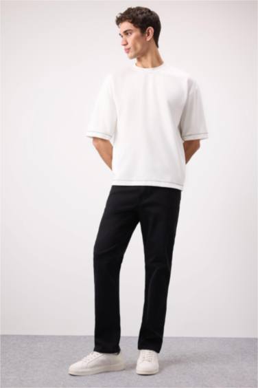 بنطلون جينز سيرجيو قصة عادية بخصر عادي