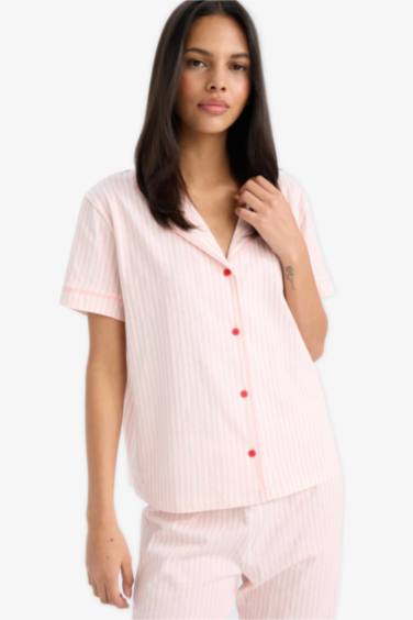 Fall in Love 2 piece Regular Fit Stripped Pyjama Set