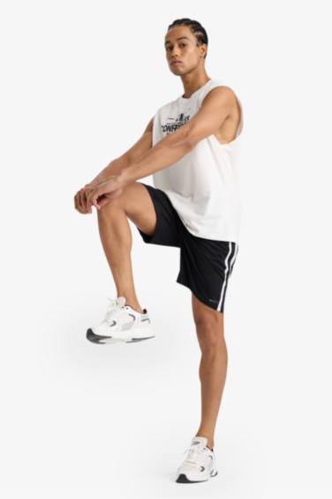 DeFactoFit Standart Fit Sporcu Kısa Paça Cepli Şort