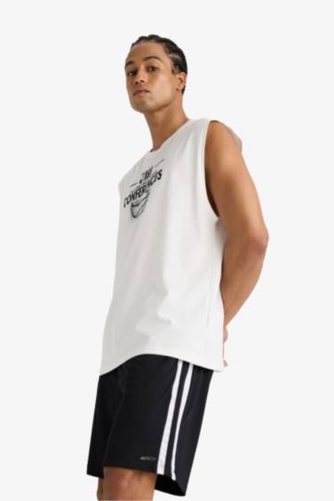 DeFactoFit Standart Fit Sporcu Kısa Paça Cepli Şort