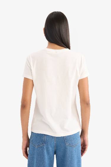 تيشيرت نص ردن قصة عادية بياخة مستديرة