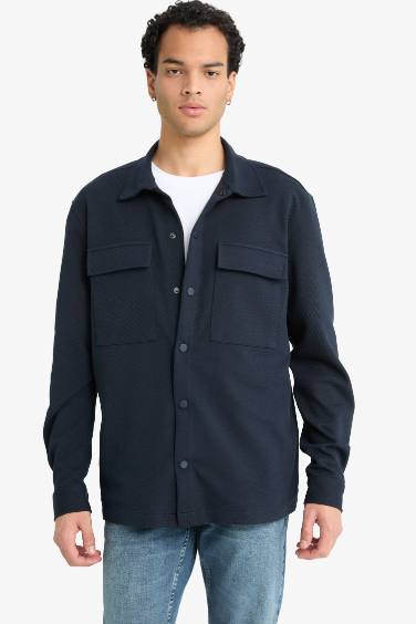 Regular Fit Twill Long Sleeve Shirt