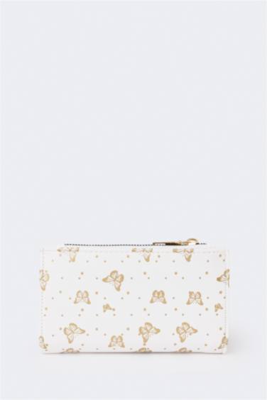 محفظة حريمي جلد صناعي بيج