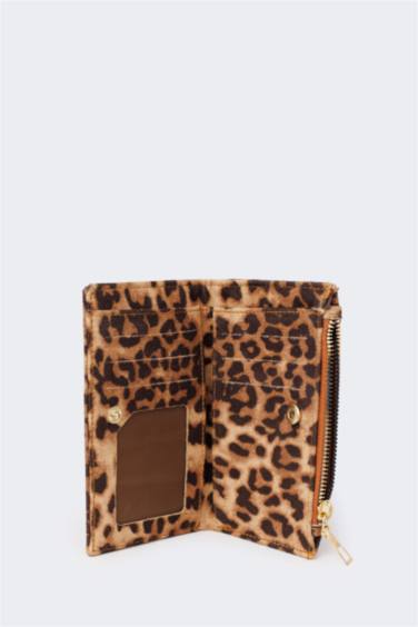 محفظة حريمي جلد صناعي بني