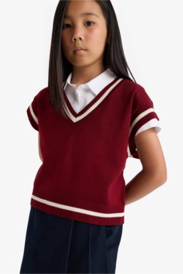 Стандартный свитер для девочки, Школьная коллекция