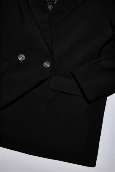 Oversize Geniş Kalıp Ceket Yaka Blazer Ceket