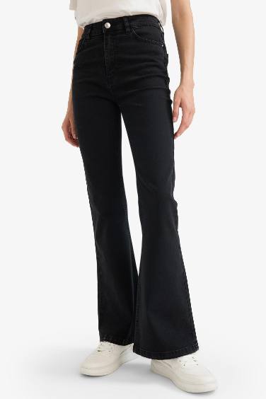 Mia High Waist Straight Leg Long Jeans
