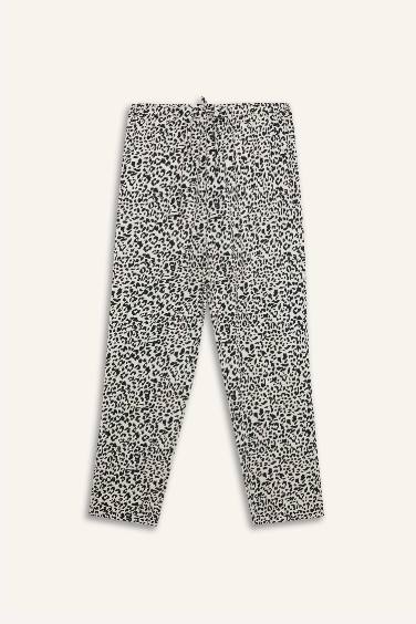 Pantalon large taille haute Coupe carotte