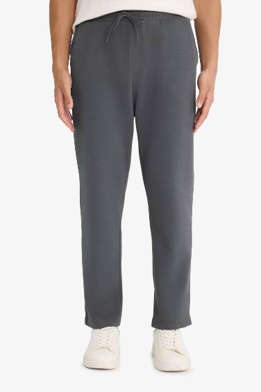 Pantalon de survêtement à poches Coupe droite Coupe régulière