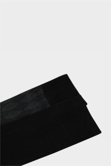 Man Seamless 2 Piece Mercerized Cotton Long Socks