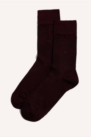 جوارب طويلة قطن رجالي - قطعتين