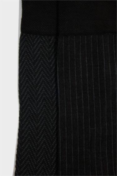 جوارب طويلة رجالي خفيف - قطعتين