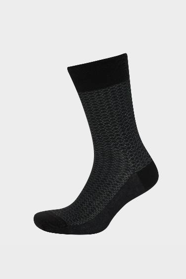 Man Seamless 2 Piece Cotton Long Socks