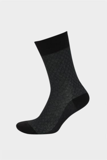 Man Seamless 2 Piece Cotton Long Socks