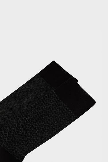 Man Seamless 2 Piece Cotton Long Socks