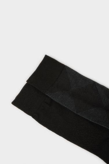 جوارب طويلة رجالي خفيف - قطعتين