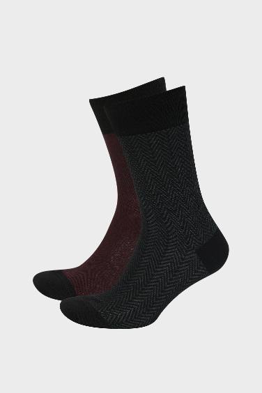 Man Seamless 2 Piece Coolmax Heat Regulating Long Socks