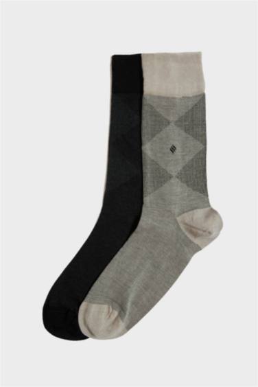 Man Seamless 2 Piece Thermoregulatory Long Socks