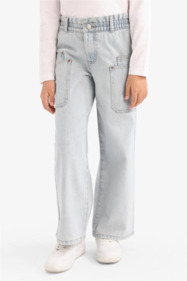 Қыздарға папербаг деним Шалбар