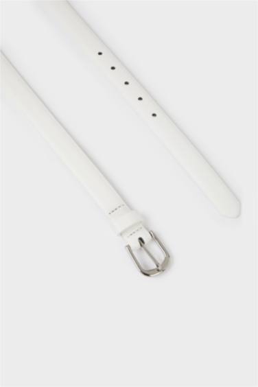 Woman Faux Leather 3 Piece Belt