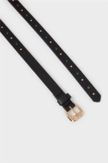 Woman Faux Leather 3 Piece Belt