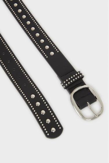 حزام نسائي جلد صناعي