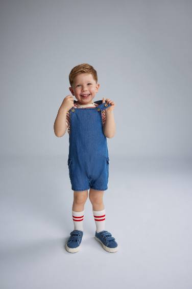 Baby Boy Striped T-Shirt Denims Jumpsuit 2 Piece Set