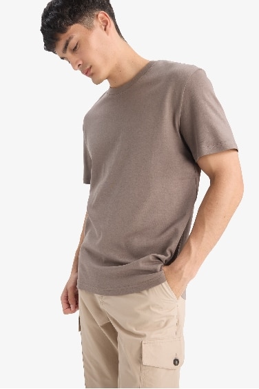 Regular Fit Crew Neck Short Sleeve T-Shirt