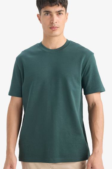 Regular Fit Crew Neck Short Sleeve T-Shirt