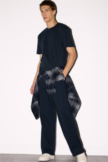 Cotton Regular Fit Crew Neck Basic T-Shirt