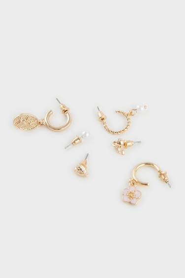 Kadın 6'lı Gold Küpe