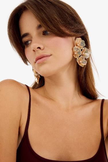 Woman Floral Earrings