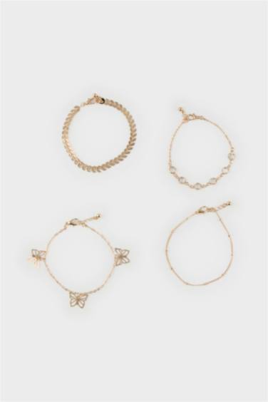 اسورة نسائية ذهبية - 4 قطع