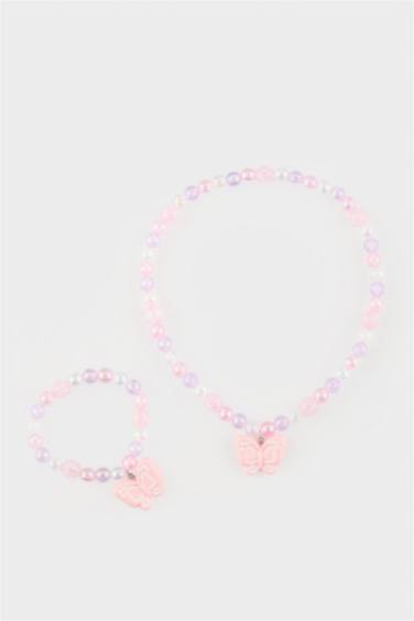 سلسله بناتي على شكل فراشة - قطعتين