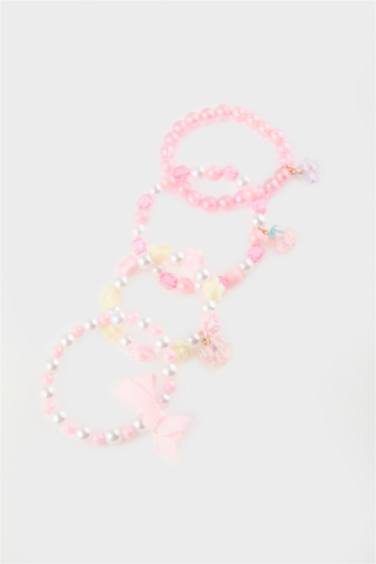 Kız Çocuk 4'lü Pembe Bileklik