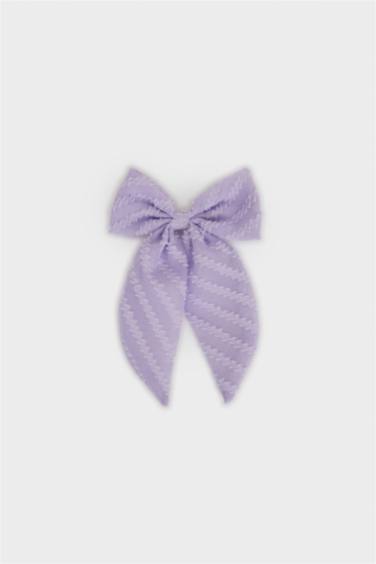 Детская заколка с лентой