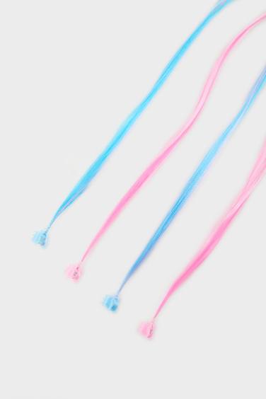 Girl 4 Piece Colorful Hair Clips