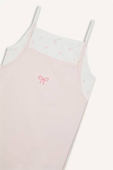 Girl Patterned 2 Piece Undershirts