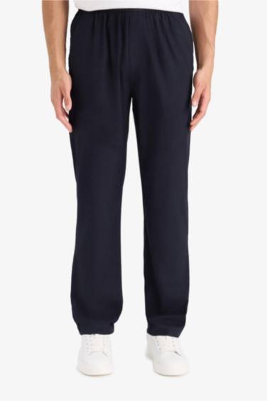 Relax Fit Regular Hem Flanel Trousers
