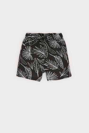 طقم بيبي اولادي قميص نص كم  مطبوع قصة عادية - قطعتين