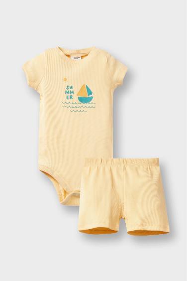 Baby Boy Dinosaur Printed Camisole 2 Piece Set